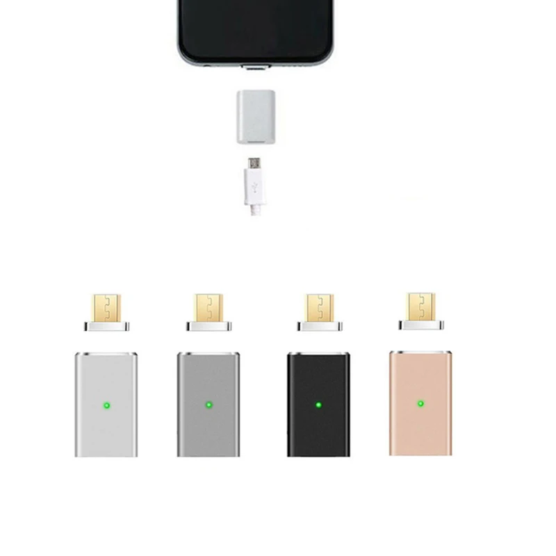 2 й обновленный адсорбционный магнит адаптер Micro USB Магнитный зарядный кабель