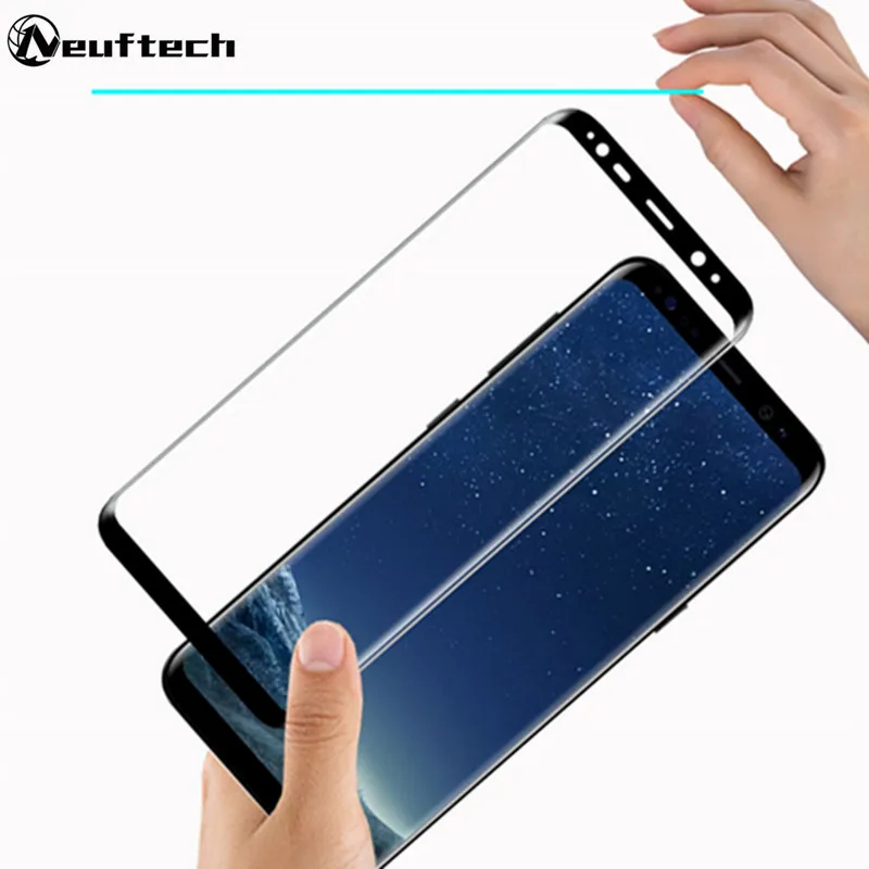 3D изогнутые закаленное Стекло для samsung galaxy s8 S9 плюс Примечание 8 Экран защитный