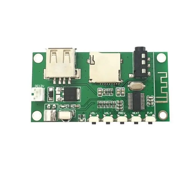 Беспроводной Bluetooth 4 2 аудио стерео приемник модуль MP3 WMA FLAC USB TF плеер + пульт