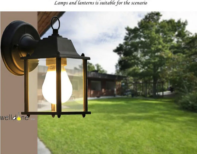 Настенный светильник водонепроницаемый 5 Вт E27|wall light outdoor|light outdooroutdoor wall |