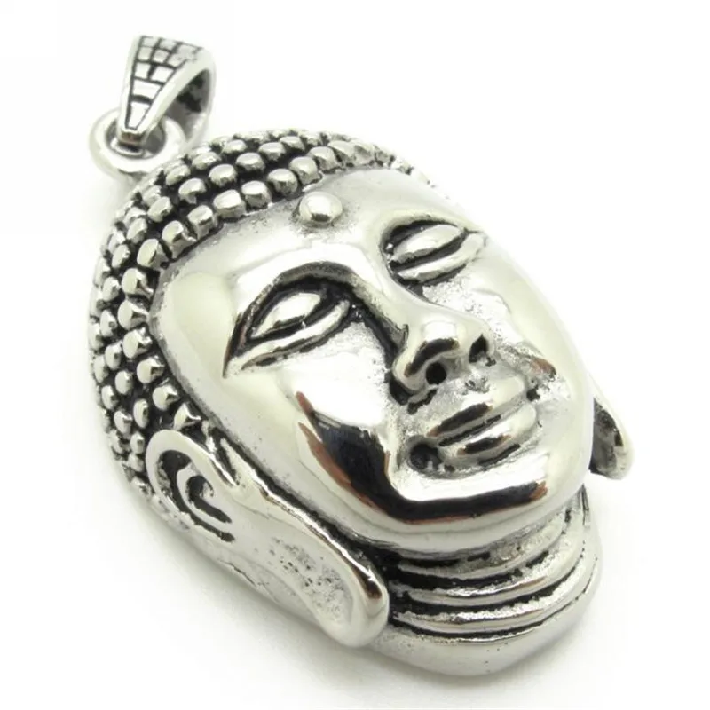 Подвеска Budda мужская из нержавеющей стали серебристого цвета|Подвески| |