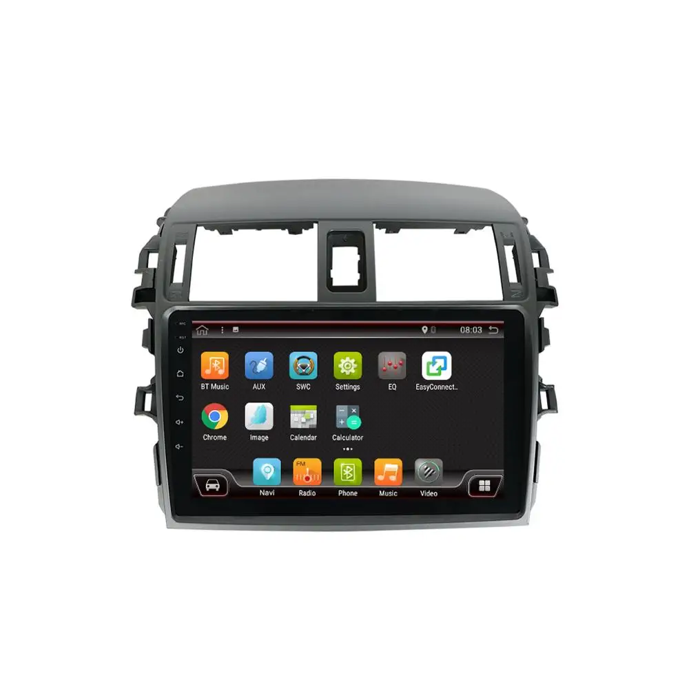 Bosion 2 Din автомобильное радио для Toyota corolla 2009 Android 10 четырехъядерный автомобильный