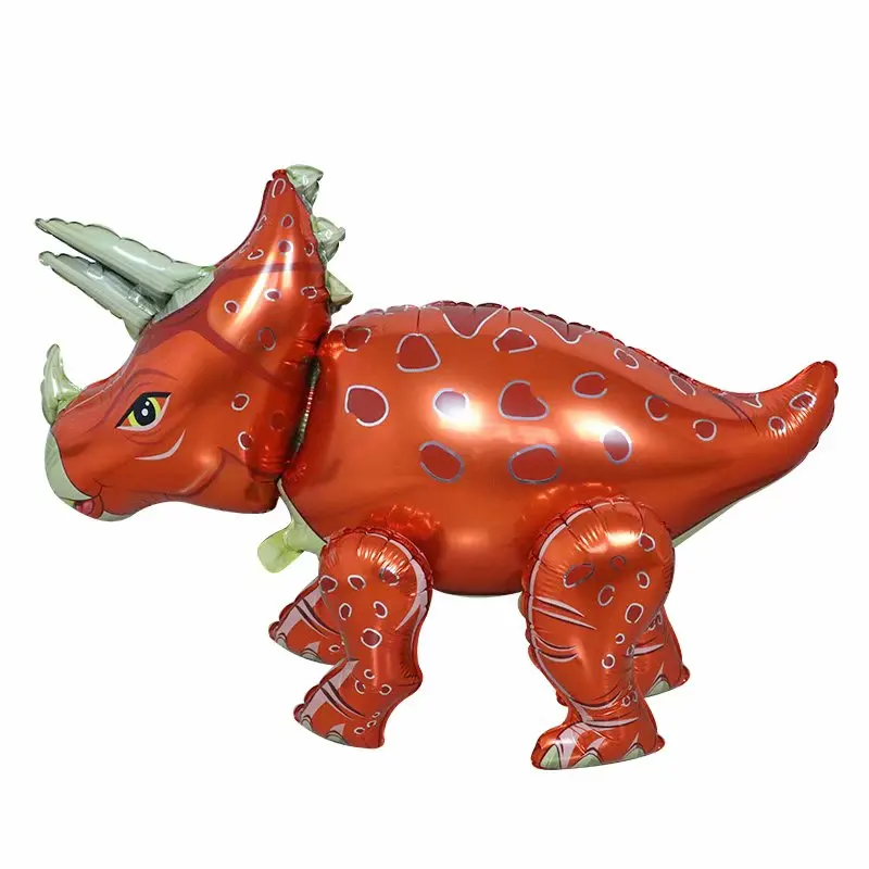 10/20/50 шт Большой 3D костюм шагающего динозавра Фольга воздушные шары вечеринка для