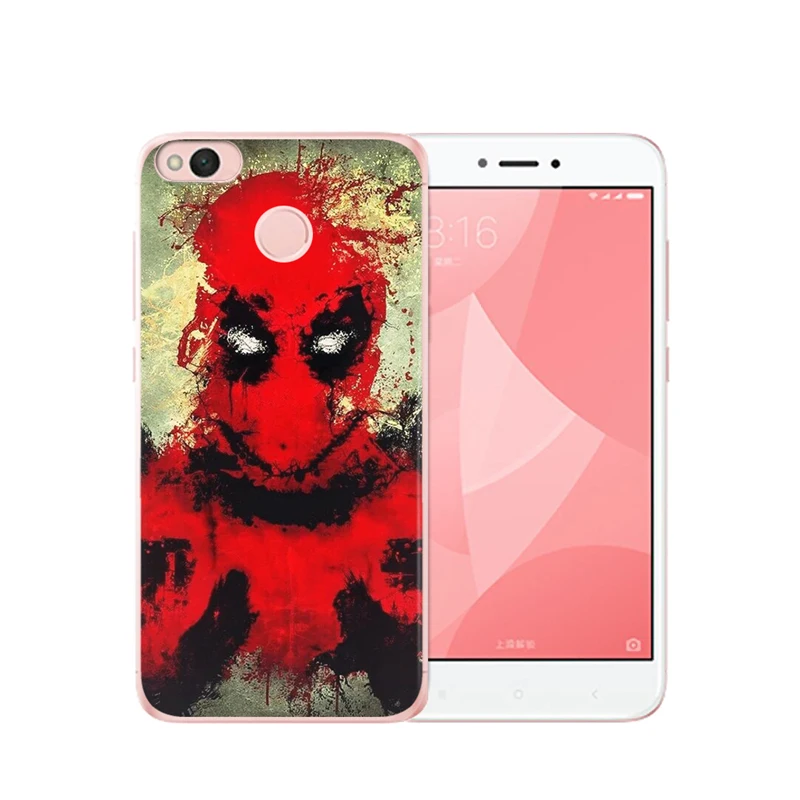 Для Xiaomi Redmi Mi 3S Pro 4X 4A 5A 5 Plus Note 3 4 6 6A A1 5X A2 6X Lite 8 Pocophone F1 Deadpool чехол для телефона