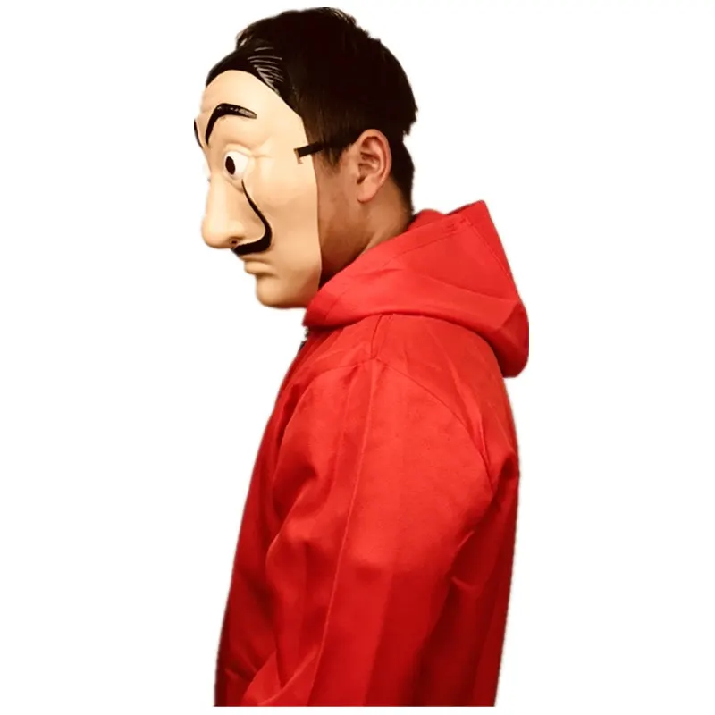 Dali пластиковая маска бумажный дом La Casa De Papel Косплей украшения маскарад Хэллоуин забавные инструменты