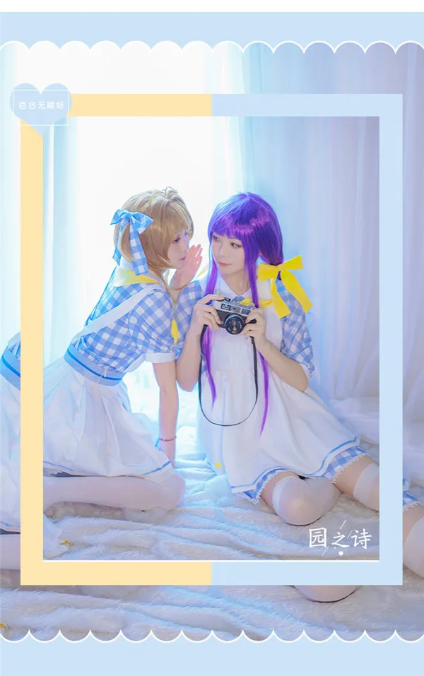 Cardcaptor Sakura кимоно Сакура Томойо Daidouji морской платье принцессы в клетку, платье для костюмированной вечеринки; женские модельные игрушки для подарок на год