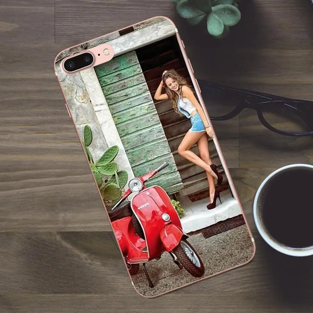 Bixedx мягкий TPU крутой лучший для Huawei G8 Honor 5C 5X6 6X7 8 9 Y5II Mate P7 P8 P9 P10 P20 Lite Plus 2017 Vespa скутер