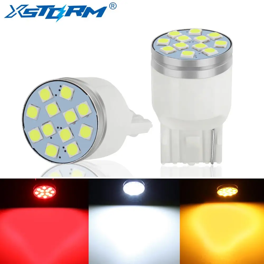 Светодиодные лампы T20 LED 7443 7440 W21/5W W21W WY21W 2 шт. автомобильные сигнальные стоп