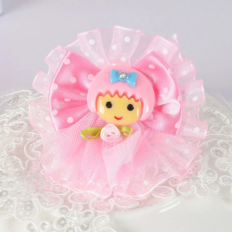 light pink Bleum Home, 2 шт, русские девочки, подарок, головной убор, бант, принцесса, голова, цветок, заколки для волос, заколки для волос, заколка для волос - Цвет: light pink