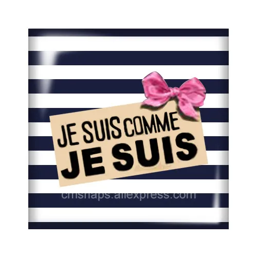 FB0331 French Je suis une soeur 10 шт Смешанные 12 мм/20 мм/25 мм/30 мм квадратное фото стекло кабошон