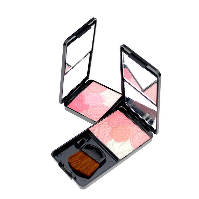 Новинка Лепестковые Румяна для лица макияжа 5 цветов запеченные бронзовые
