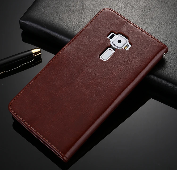 Для Fundas Zenfone 3 кожаный чехол для телефона кошелек откидная крышка держатель карт