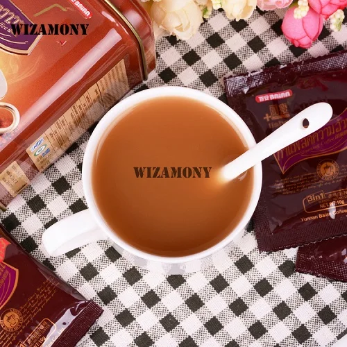 1 Акция! WIZAMONY кофе для похудения LISHOU чашка Таиланд аутентичная керамическая ложка чай - Цвет: 1  can lishou