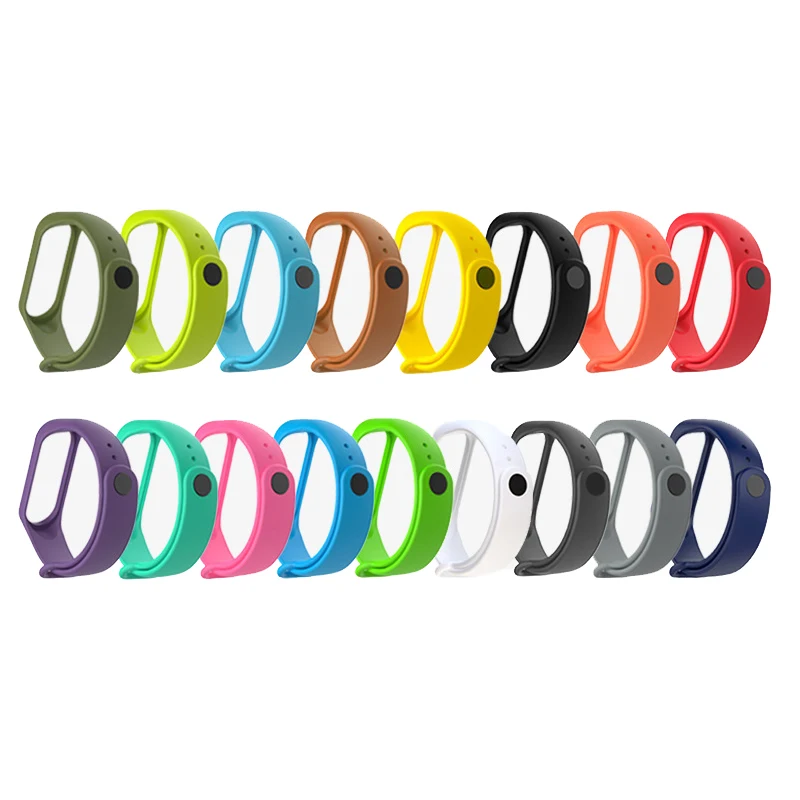 

Table Attachment For Mi Band 4 Colorful Watch Bands For Xiaomi Miband 4 New Sport Silicone Strap For Xiaomi Mi Band 4 Strapes