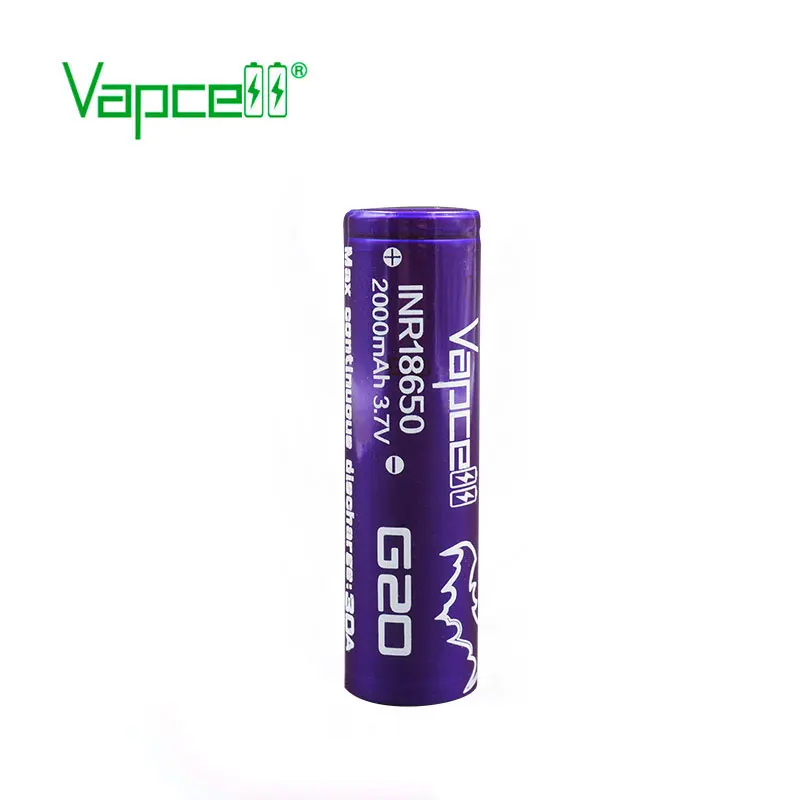 1 шт. Vapcell Оригинал H20/G20 18650 батарея 2000 мАч 30A 3 7 в высокий поток энергии