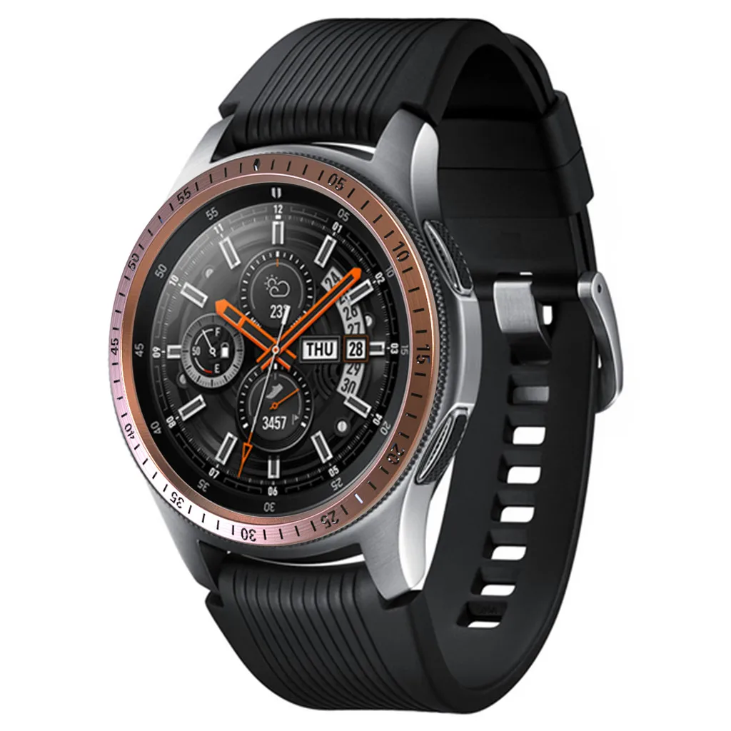 46 мм нержавеющая сталь для samsung Galaxy Watch для samsung gear S3 46 мм ободок кольцо клейкая крышка против царапин Металл# y4