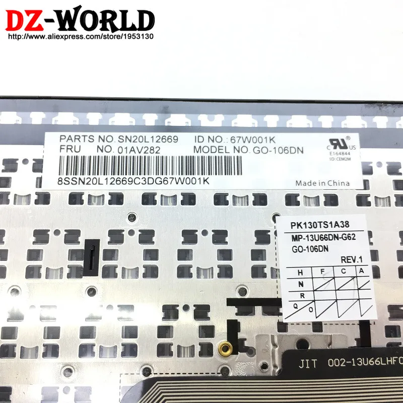 Новая Оригинальная Скандинавская клавиатура NDC для ноутбука Lenovo Thinkpad E550 E550C E555 E560