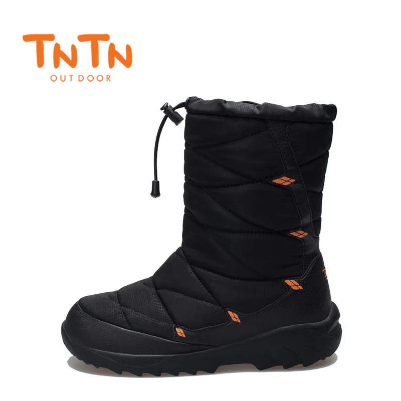 TNTN 2023 Outdoor Winter Waterproof Boots Men And Women Hiking Outdoor Boots Cotton Boots Warm Fleece Snow Shoes