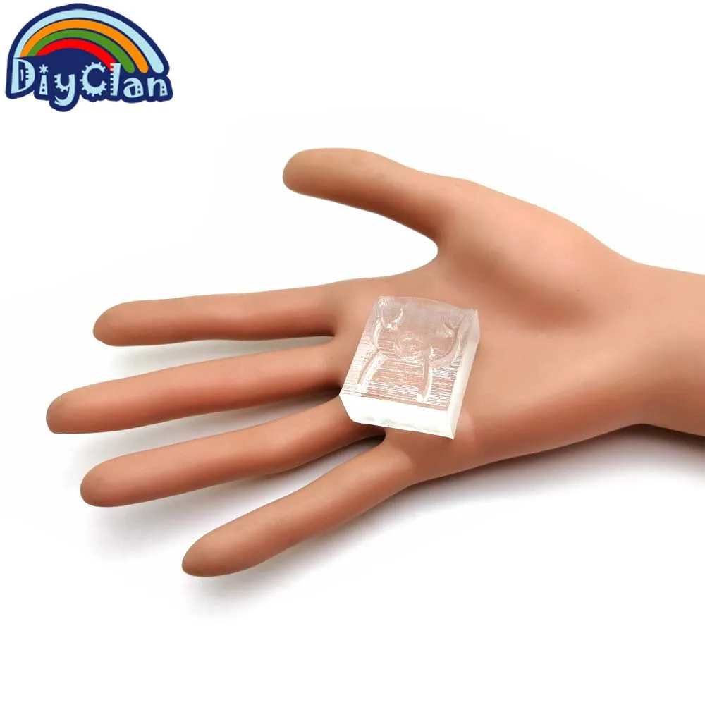 Мыло ручной работы штамповки формы Мини diy свиньи шаблоны органическое стекло