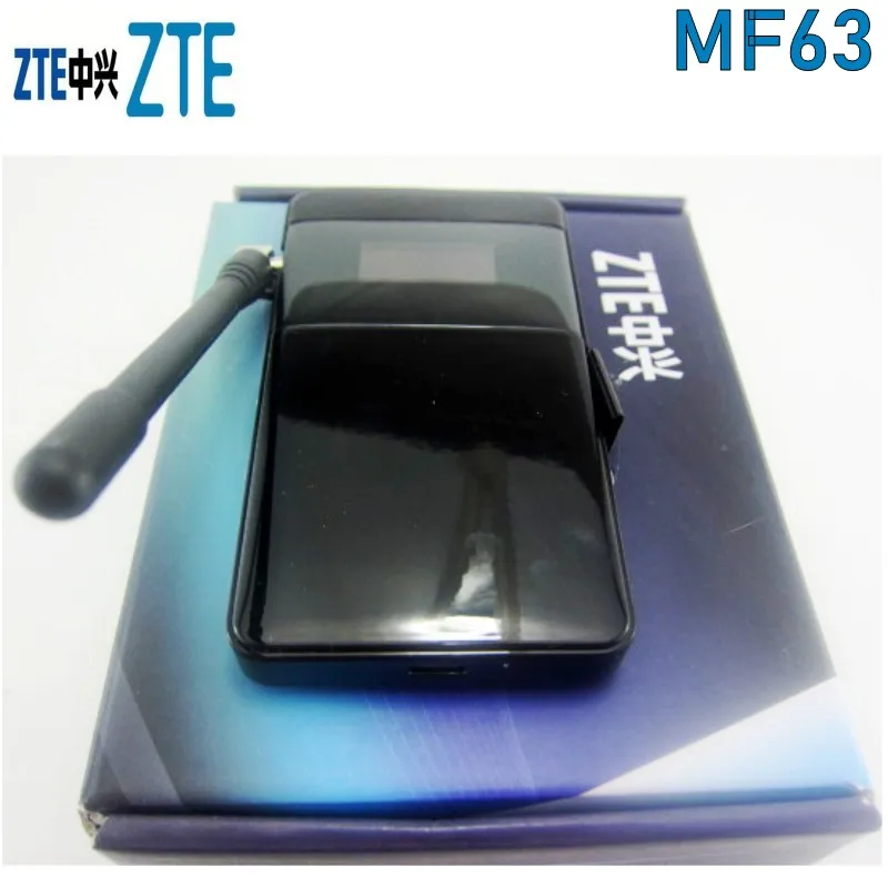 Разблокированный беспроводной Роутер ZTE MF63 HSPA + 21 6 Мбит/с 3G UMTS мобильный Карманный