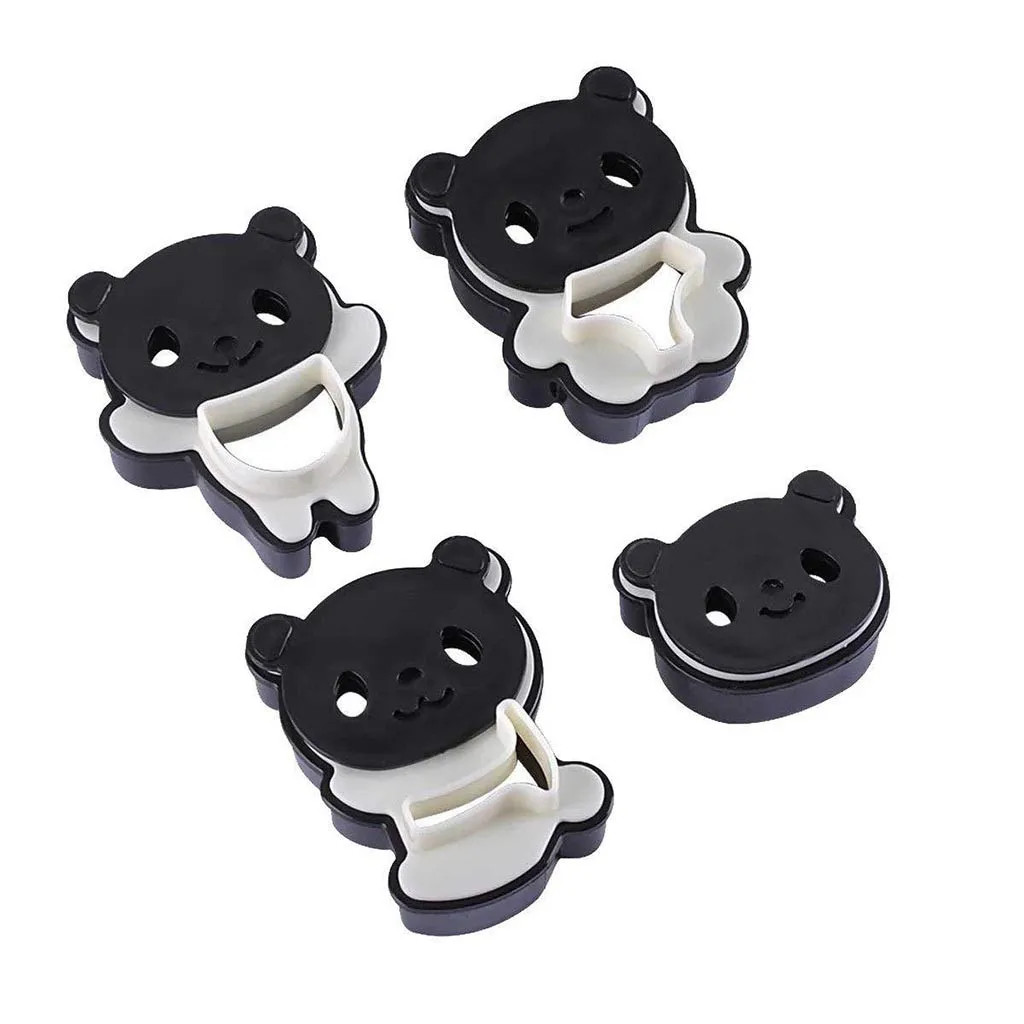 Cake mold DIY plastic cute little panda bread biscuit creative funny party decoration L0418 | Дом и сад