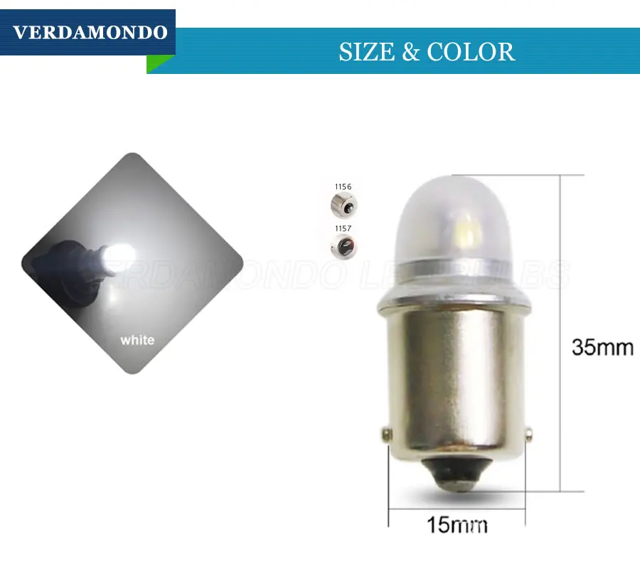 1 Pcs NEW S25 1156 BA15S P21W 1157 BAY15D P21/5W 2835 5 SMD LED White 12V DC Turn Signal Light Car Styling | Автомобили и