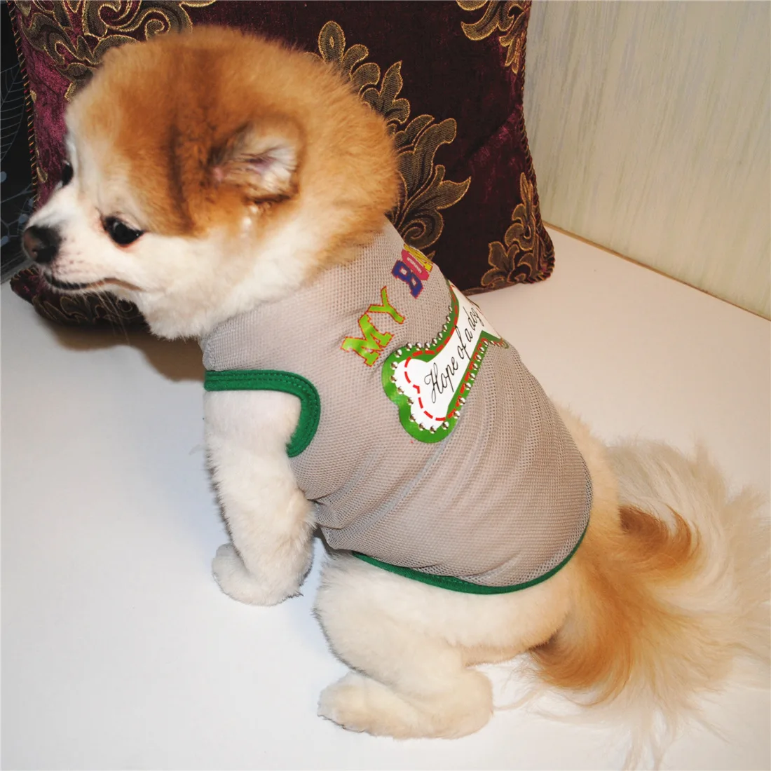 Lovely Pet Dog Clothes for Small Dogs Cool Summer Dog Clothing Coat Soft Cat Shirt Yorkies Chihuahua Puppy Clothes for Cats Dogs