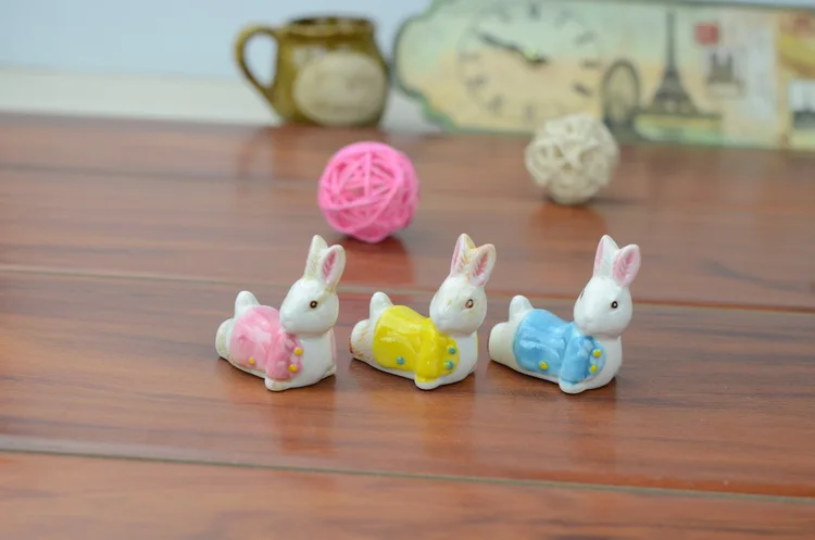 Подставка для палочек керамическая 3 шт./компл. держатель палочки с кроликом | Дом