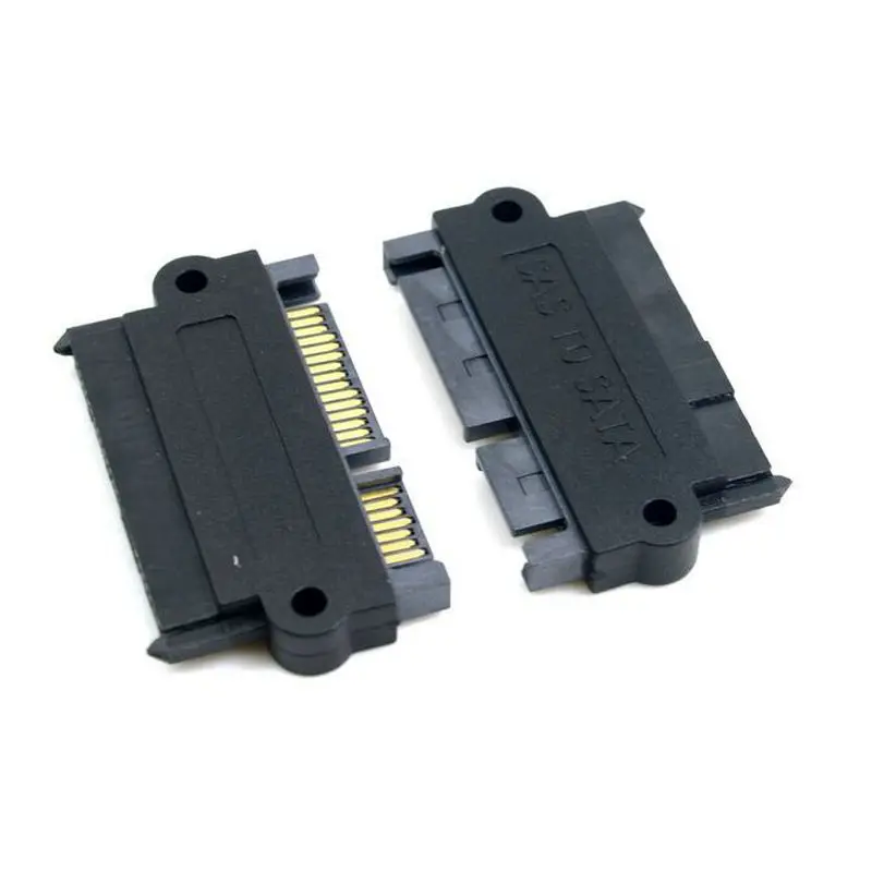 

Great-Q SFF-8482 SAS 22 Pin to 7 Pin + 15 Pin SATA Hard Disk Drive Raid Adapter with 15 Pin Power Port