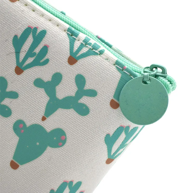 1 шт. новый холщовый пенал портативный милый чехол карандаш с изображением