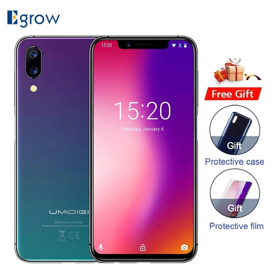 UMIDIGI ONE Pro Восьмиядерный мобильный телефон с быстрой беспроводной зарядкой 5 9