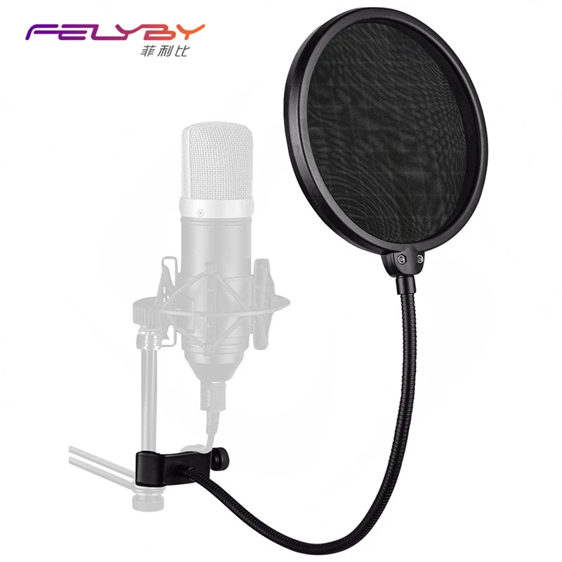 BM800 Double professional singing recording radio microphone anti - spray filter net support | Электроника