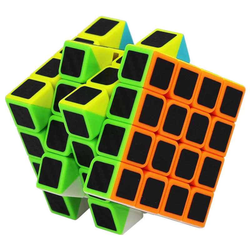 Zcube 2018 новый 4x4x4 из углеродного волокна магический куб головоломка скоростной