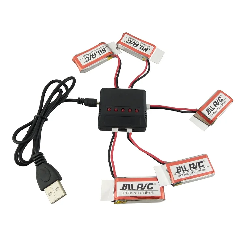 Квадрокоптер Hubsan X4 H107C H107D X11C U816 RC 3 7 в 380 мАч аккумулятор + зарядное устройство