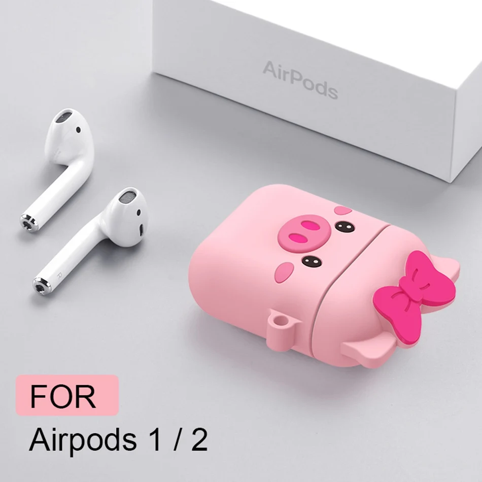 19T Чехол для наушников для AirPods, силиконовый чехол с милым рисунком, различные бисквиты, силиконовые рукава для наушников, гарнитура, сумка, аксессуары - Цвет: 19T