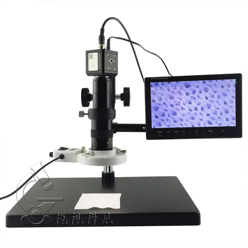 

7X-45X continuously variable maintenance mobile phone circuit board electronic video microscope experiment precision detection m