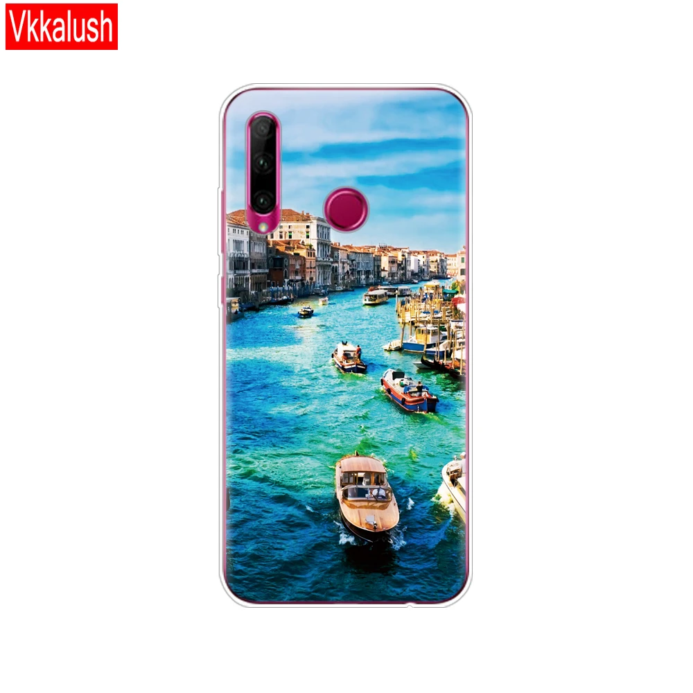 80033 Honor 10i чехол Honor 10i HRY-LX1T чехол Силиконовый ТПУ задняя крышка чехол для телефона для huawei Honor 10i Honor10i 10 I 6,21 дюймов - Цвет: 80033