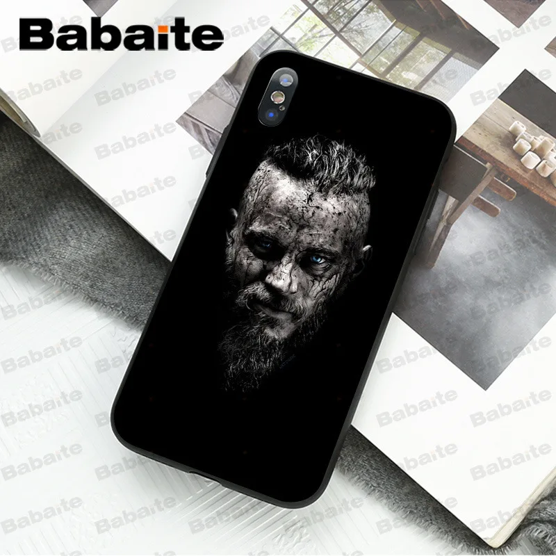 Babaite Викинги Рагнар Лодброк покупателей высококачественный чехол для телефона