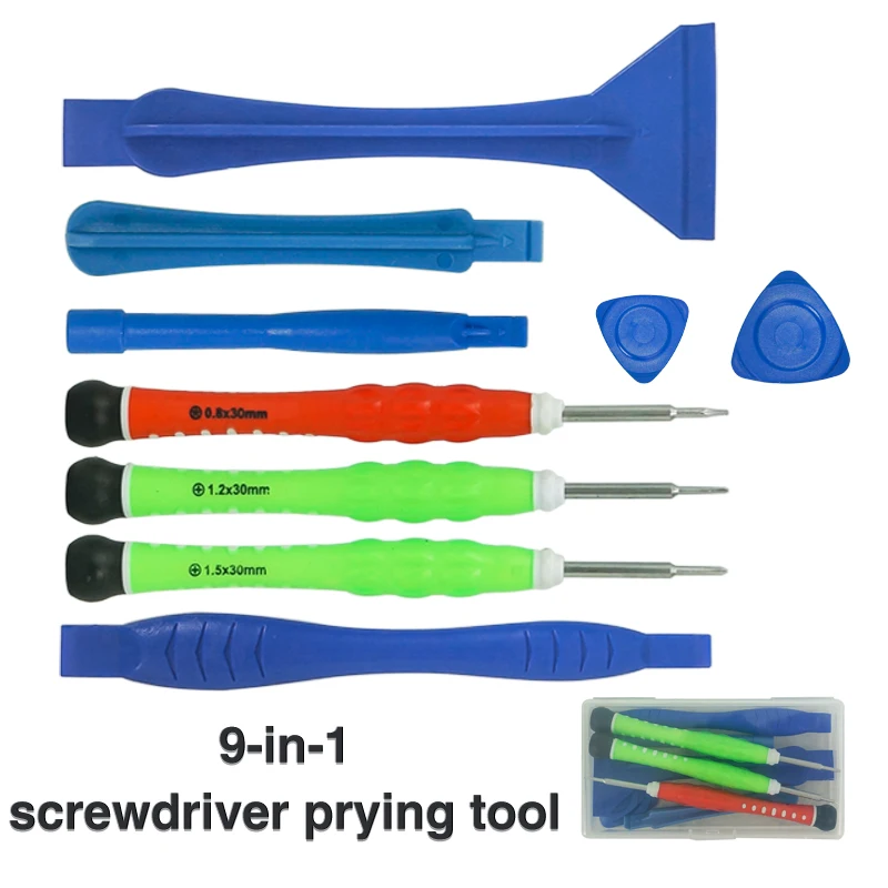Универсальный Металлический Набор Spudger с двойным наконечником 9 шт. пластиковый