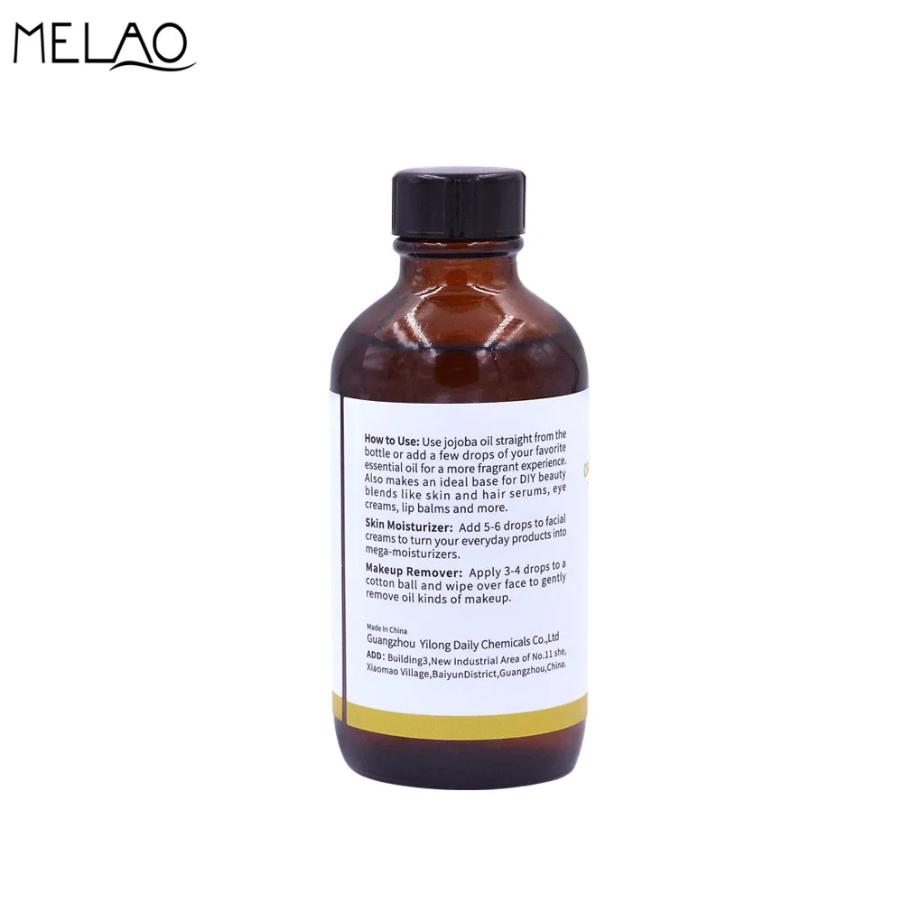 MELAO 100% Essential Oils Natural Pure Jojoba Oil For Skin Care Organic Hair Cold Pressed 118ml O | Красота и здоровье
