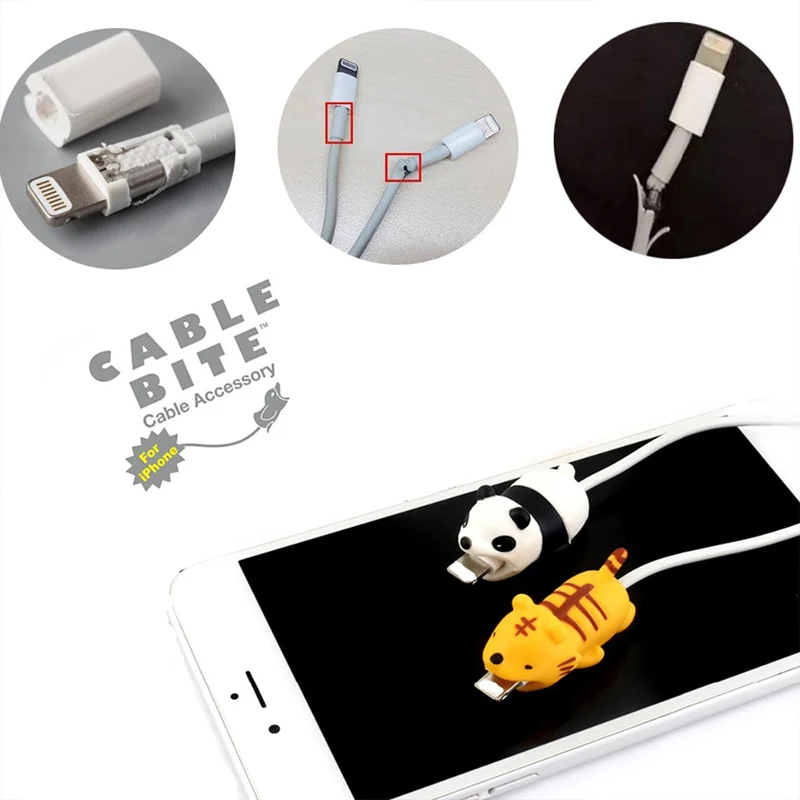 Защитный кабель для Iphone/Android USB Protege зарядное устройство мягкие игрушки
