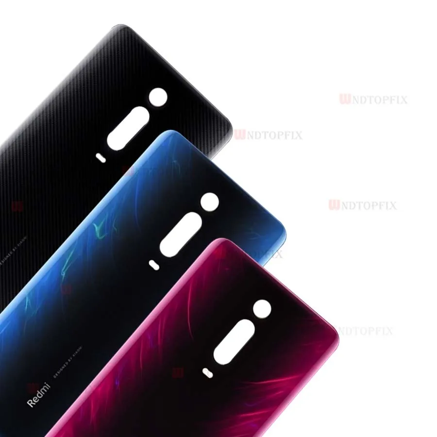 Чехол для батареи Red mi K20 Pro, Задняя стеклянная панель, чехол для задней двери для Xiaomi mi 9T Pro, чехол для батареи, задняя крышка с линзой
