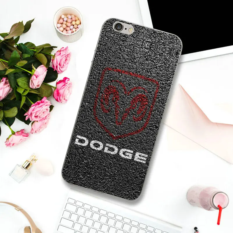 Dodge Challenger STR Ram Demon логотип мягкий силиконовый чехол для телефона для iPhone 6 6s 6plus 7 7Plus 8 8Plus 5 5C 5S SE X XR XS Max 4 4S