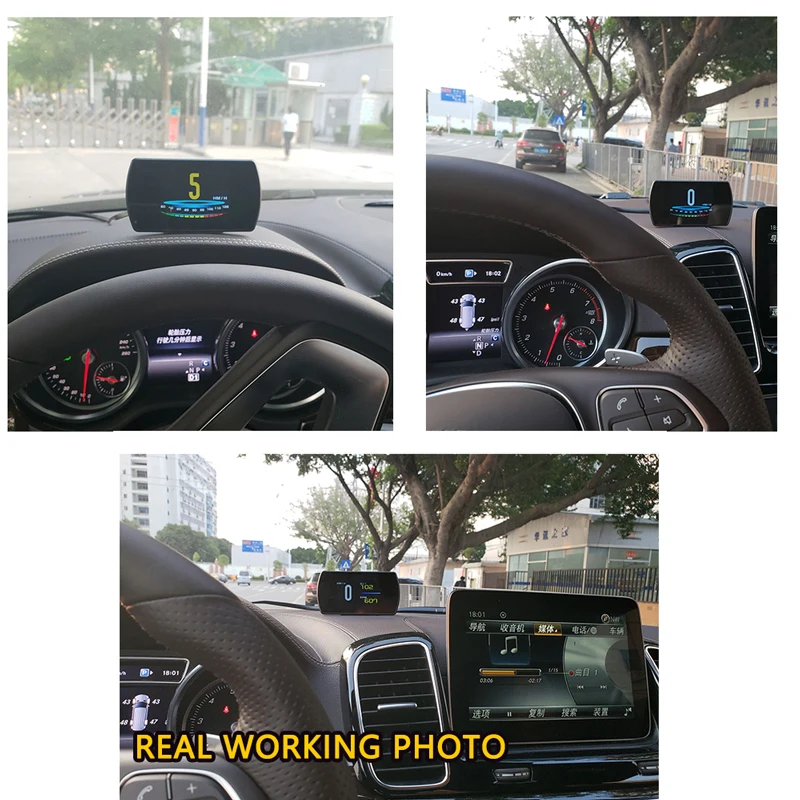 BigBigRoad для Ford Focus F150 Raptor GT RS Mustang Explorer Escape Ranger Автомобиль HUD OBDII лобовое стекло проектор на голову