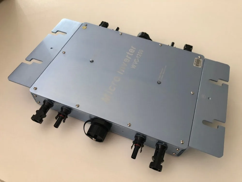 Водонепроницаемый IP65 WVC1200 Солнечный сетевой микро инвертор микроинвертор 1200 Вт