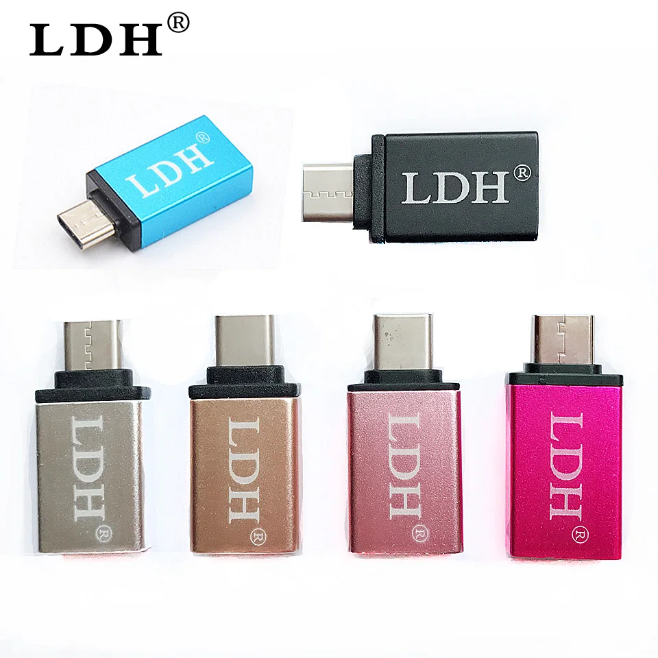 Адаптер LDH type C с разъемом на USB 3 0 OTG Кабель адаптер конвертер для samsung S8 huawei Mate9 1
