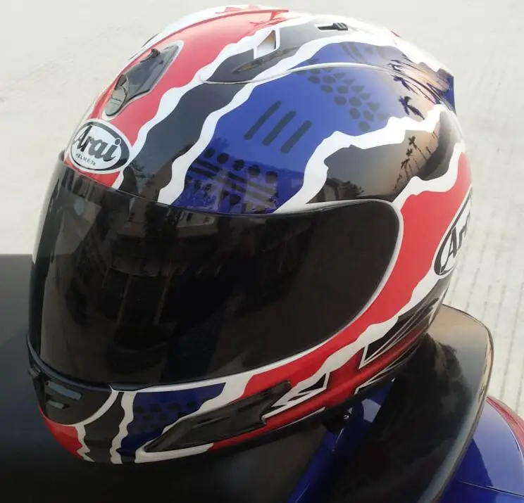 Горячая распродажа! Arai шлем rx7-top RR5 мотоциклетный шлем гоночный шлем полнолицевой емкостный мотоциклетный, емкостный