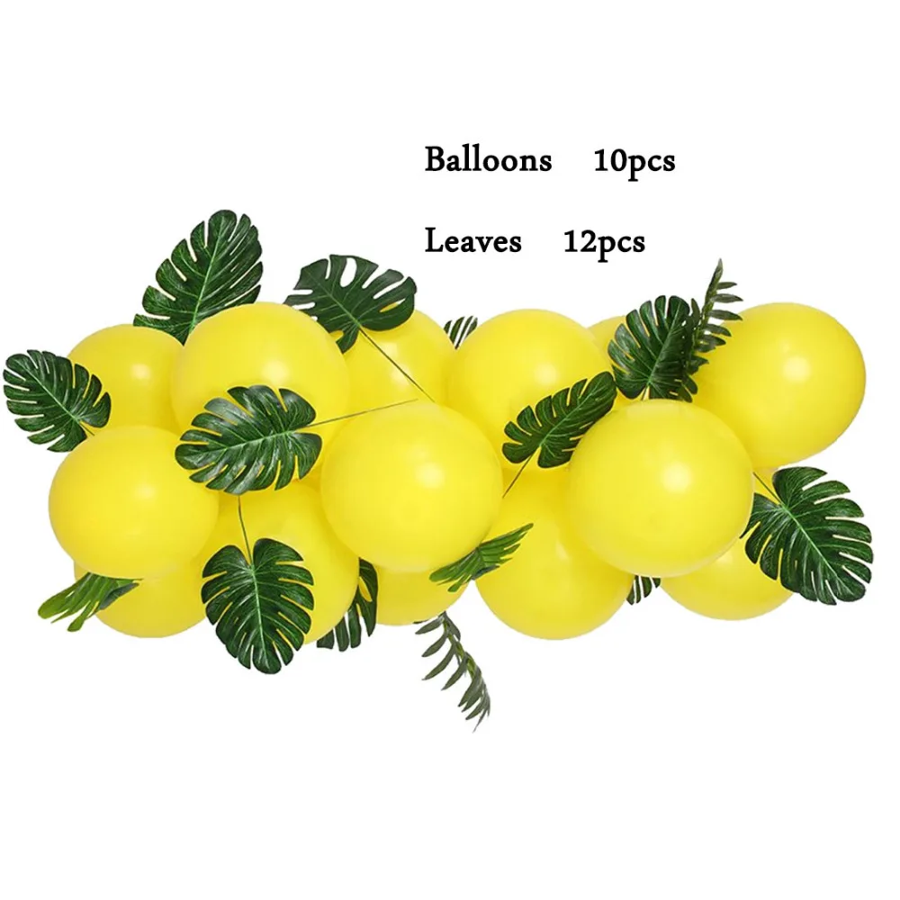 Летний комплект украшений для вечеринки баннеры тропические фламинго на день