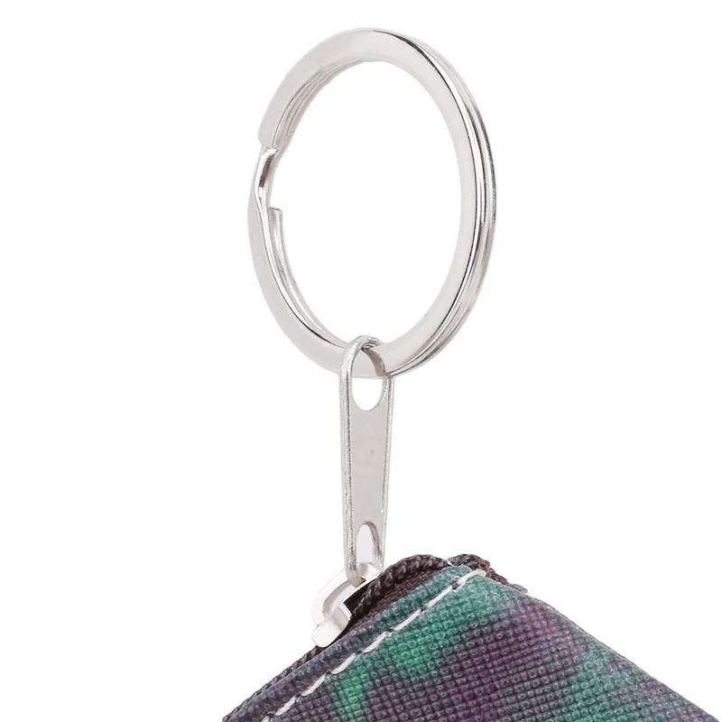 Новое милое портмоне кошка из искусственной кожи с принтом держатель для ключей