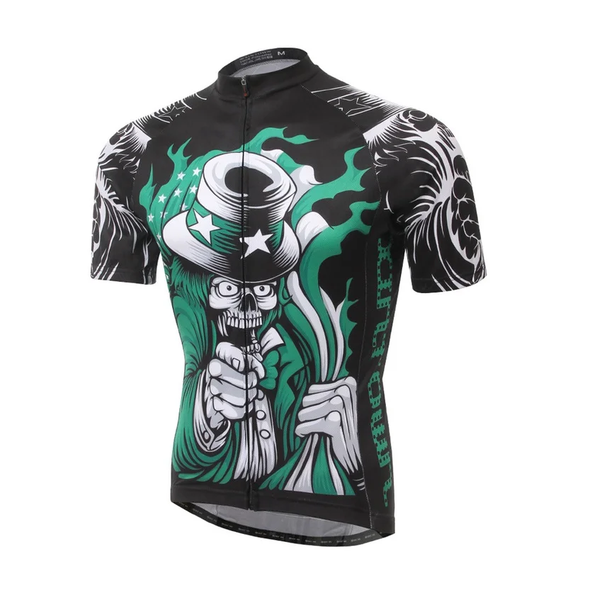 Cool Skull Cycling Jersey Clothing Panda T Shirts Women MTB Jerseys Mallot Ciclismo Hombre Verano Men's Sportswear | Спорт и